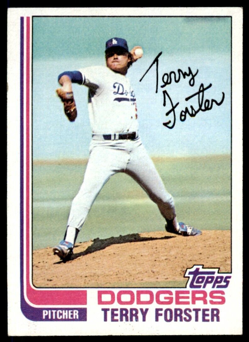 1982 TOPPS TERRY FORSTER LOS ANGELES DODGERS #444
