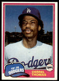 1981 TOPPS DERREL THOMAS LOS ANGELES DODGERS #211