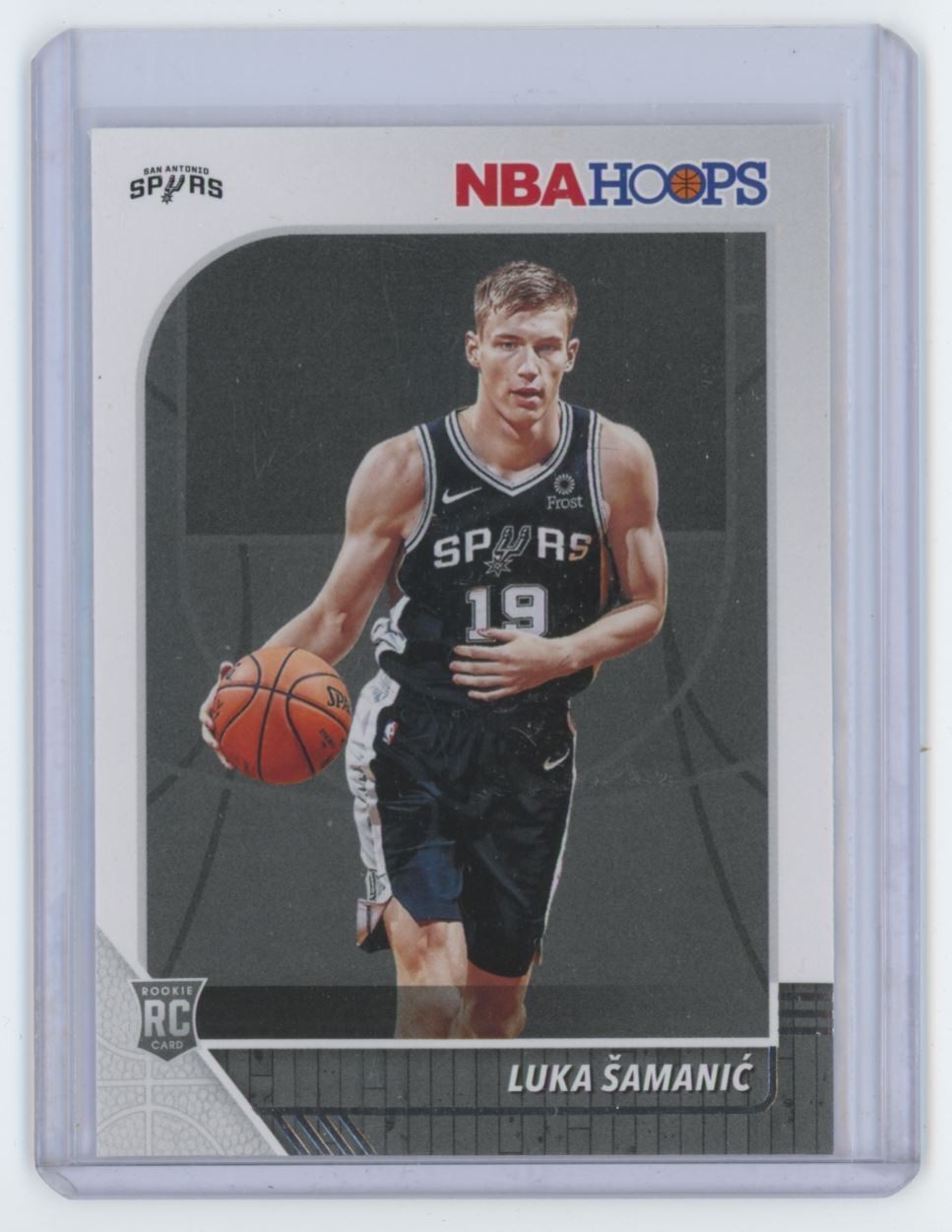 2019-20 HOOPS LUKA SAMANIC ROOKIE SAN ANTONIO SPURS #216