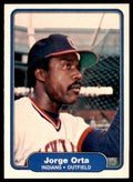 1982 FLEER JORGE ORTA CLEVELAND INDIANS #376