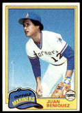 1981 TOPPS JUAN BENIQUEZ SEATTLE MARINERS #306