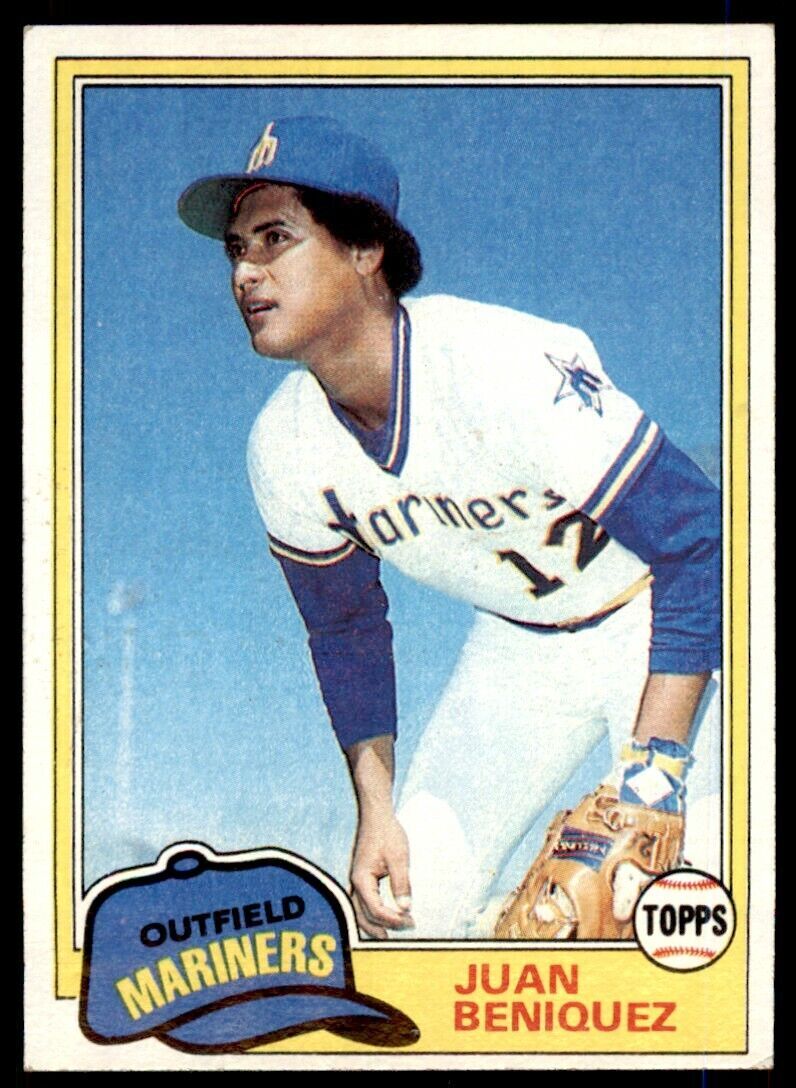 1981 TOPPS JUAN BENIQUEZ SEATTLE MARINERS #306