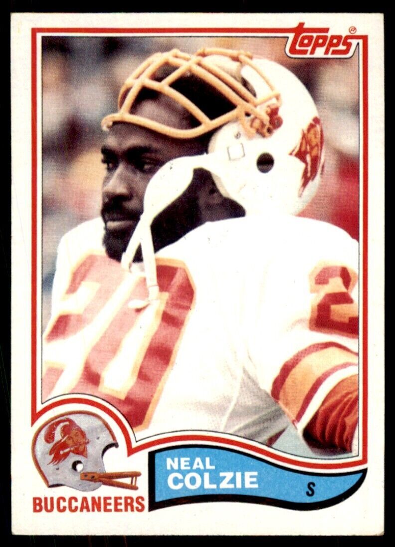 1982 TOPPS NEAL COLZIE TAMPA BAY BUCCANEERS #497