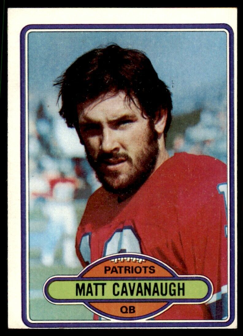 1980 TOPPS MATT CAVANAUGH ROOKIE NEW ENGLAND PATRIOTS #99