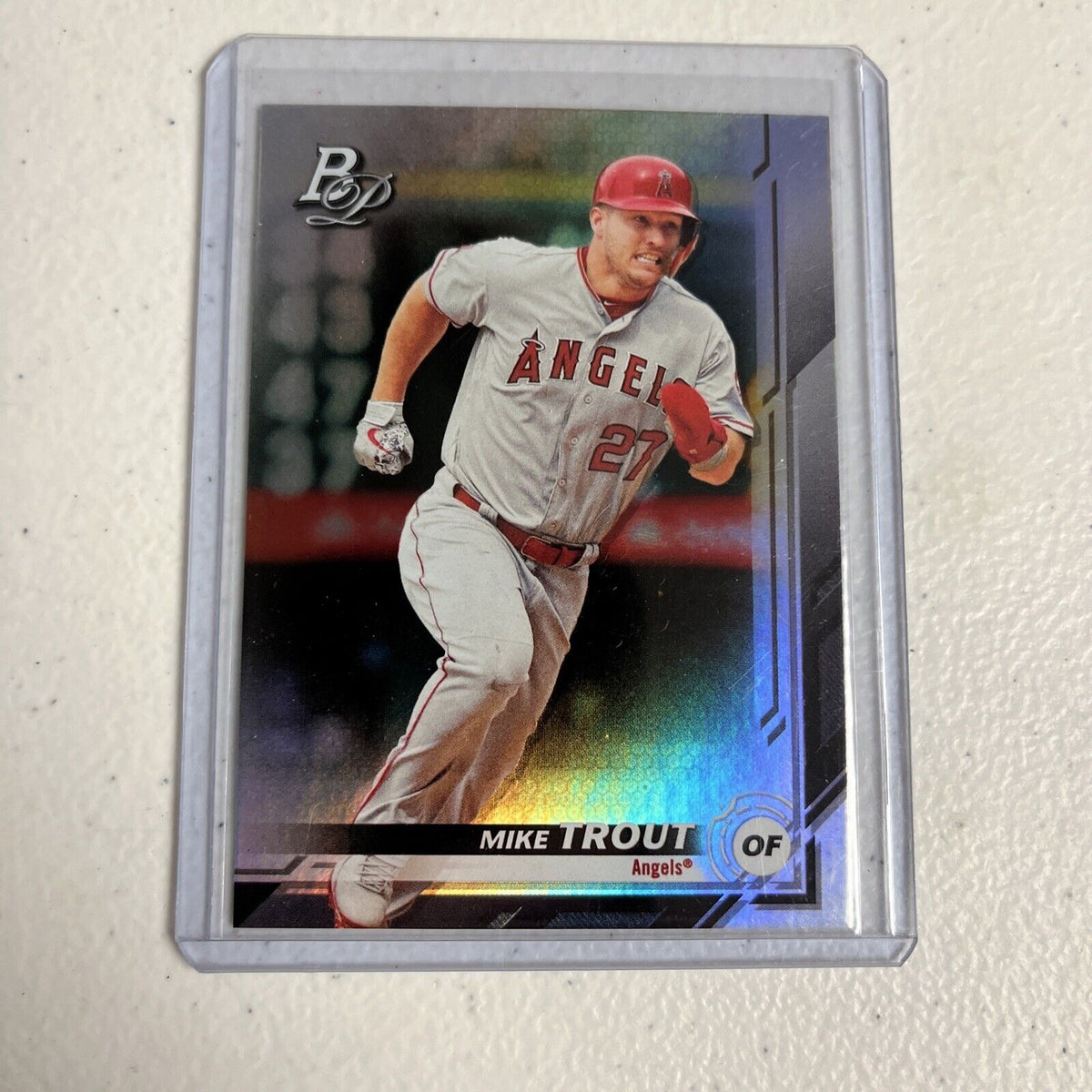 2019 Bowman Platinum Mike Trout #1 Angels