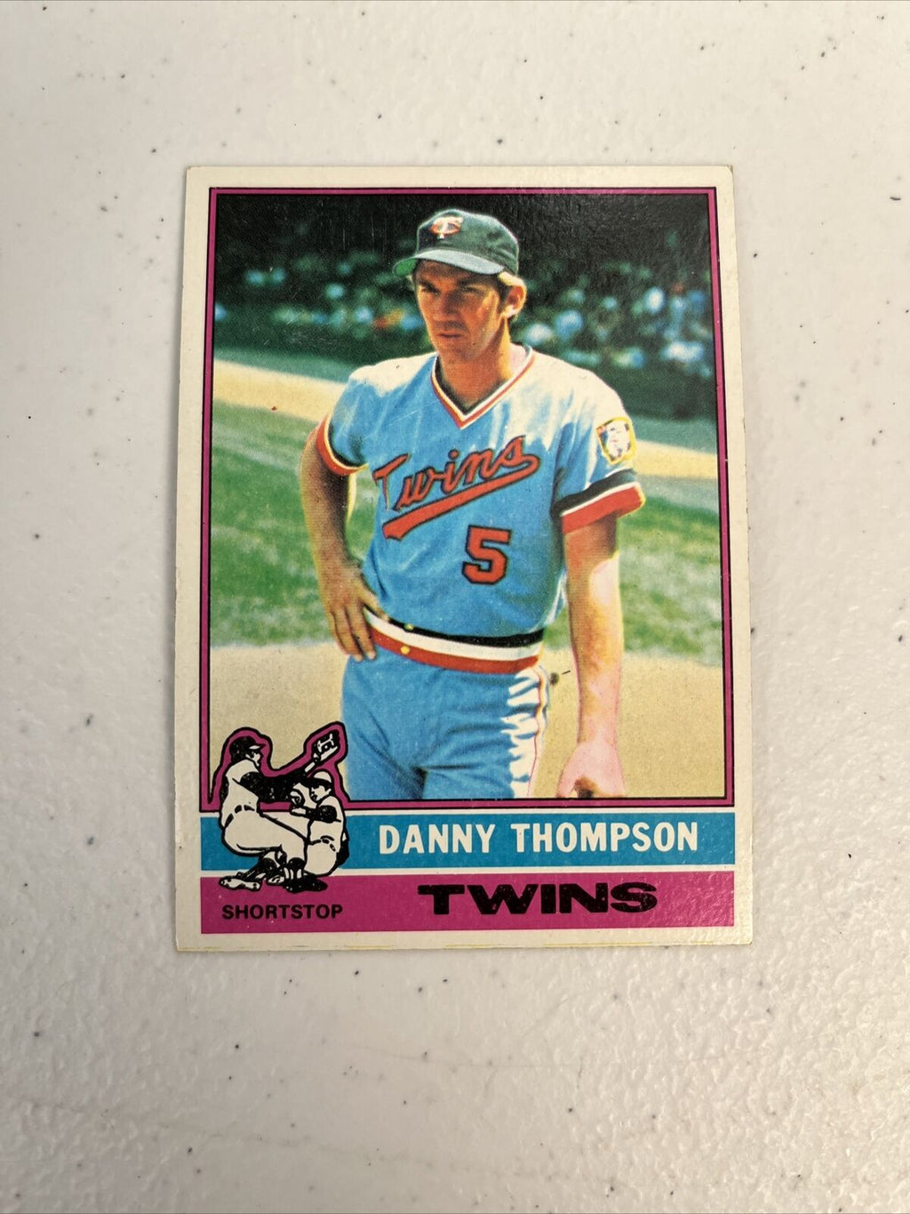 1976 Topps Danny Thompson Minnesota Twins #111