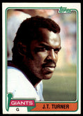 1981 TOPPS J.T. TURNER ROOKIE NEW YORK GIANTS #356