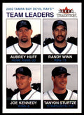 2003 Fleer Tradition Aubrey Huff/Randy Winn/Joe Kennedy/Tanyon Sturtze Tampa Bay