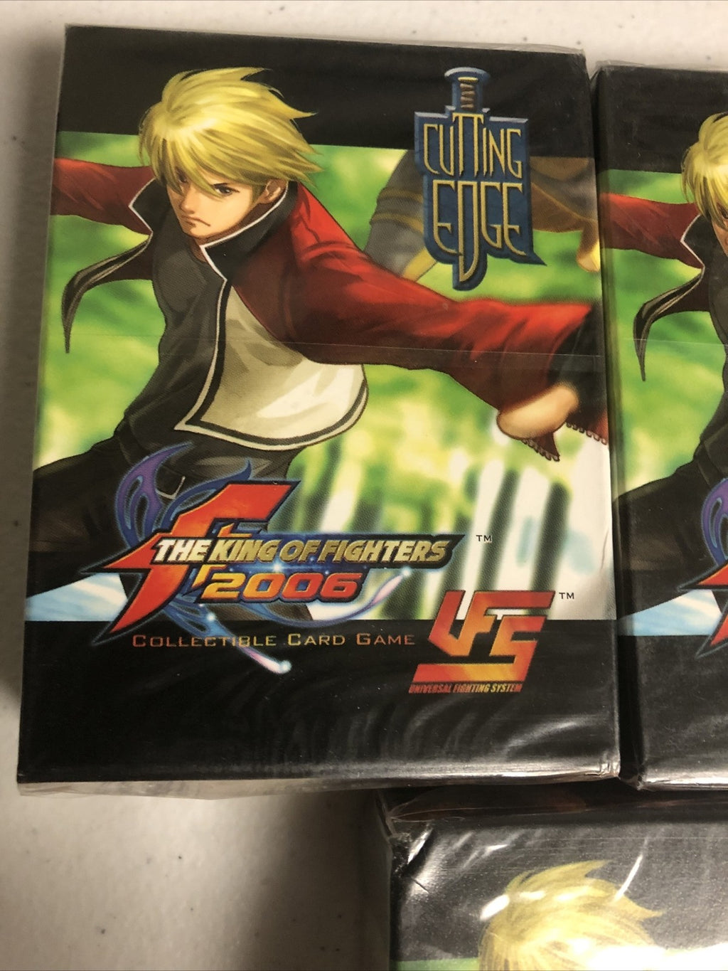 UFS Rock Howard Starter Decks NEW King of Fighters Universal Fighting System 3ct