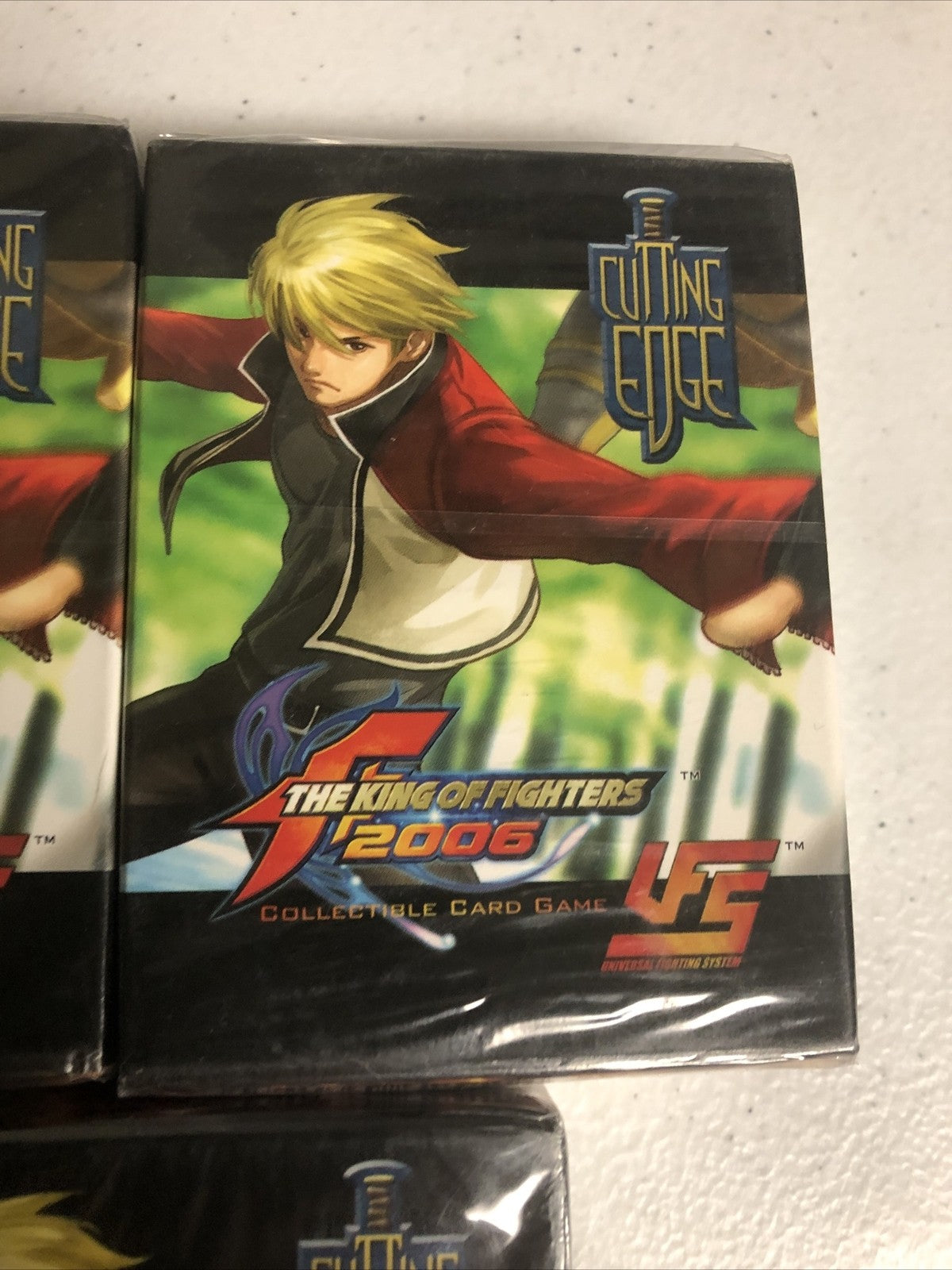 UFS Rock Howard Starter Decks NEW King of Fighters Universal Fighting System 3ct