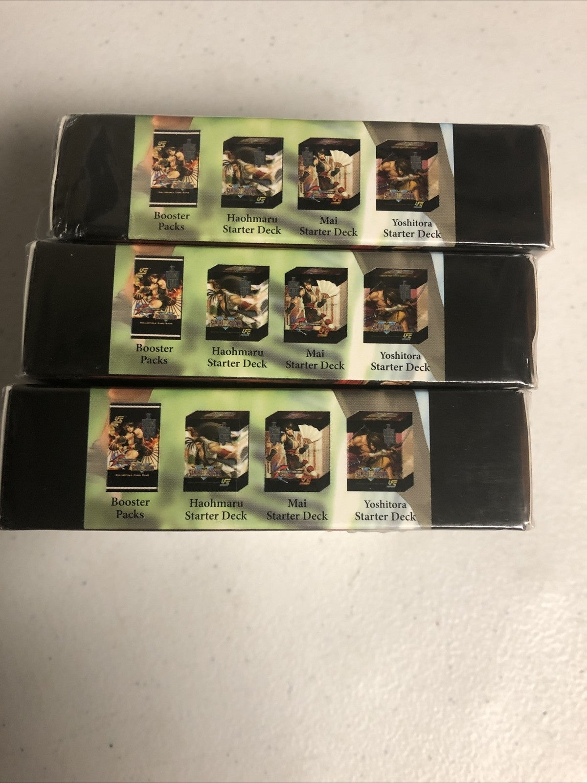 UFS Rock Howard Starter Decks NEW King of Fighters Universal Fighting System 3ct