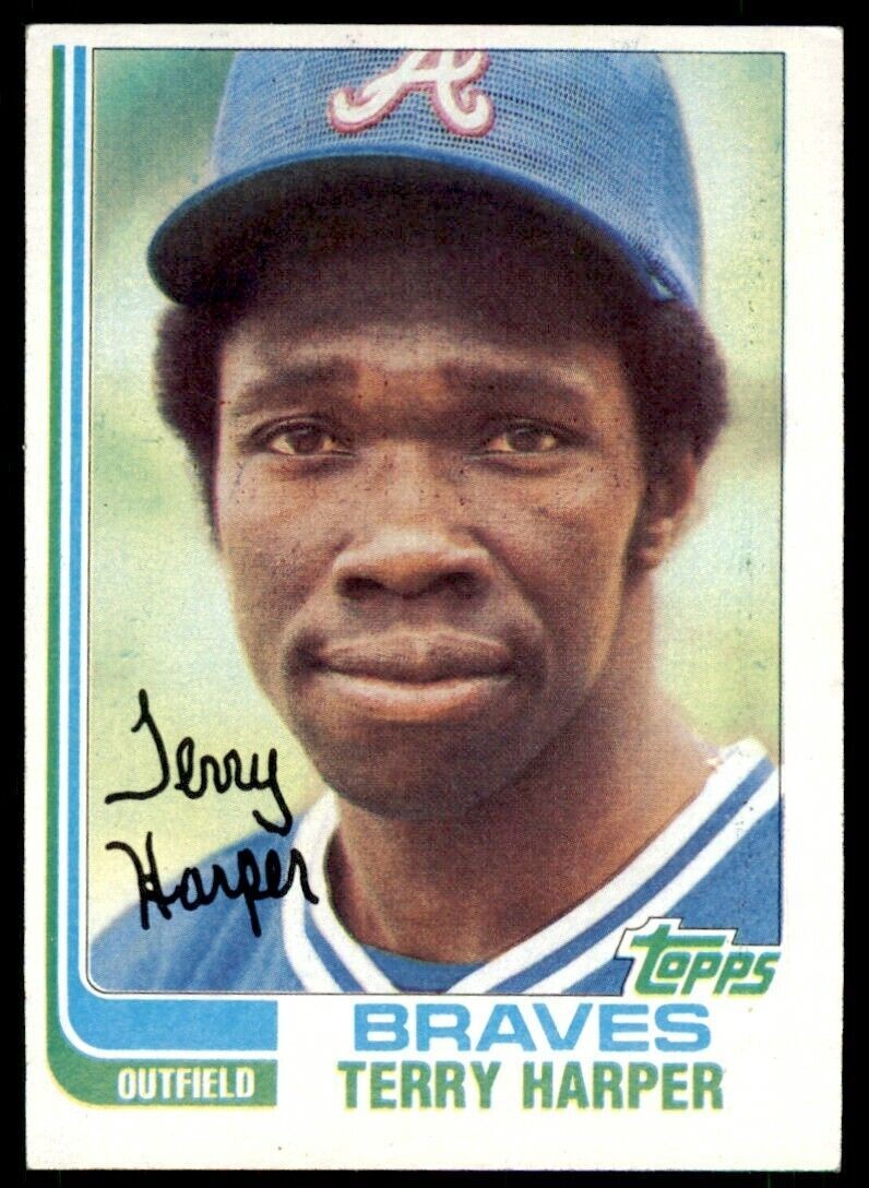 1982 TOPPS TERRY HARPER ATLANTA BRAVES #507