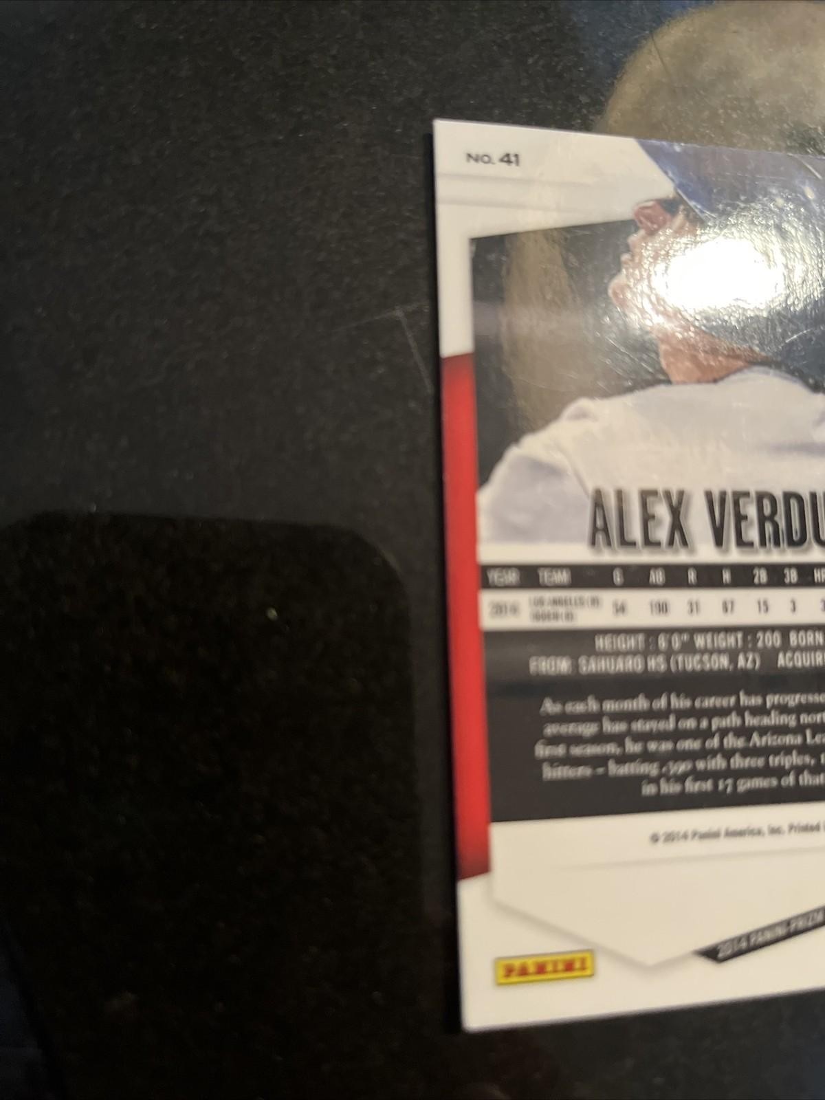2014 Panini Prizm Perennial Draft Picks Alex Verdugo #41 BOSTON RED SOX