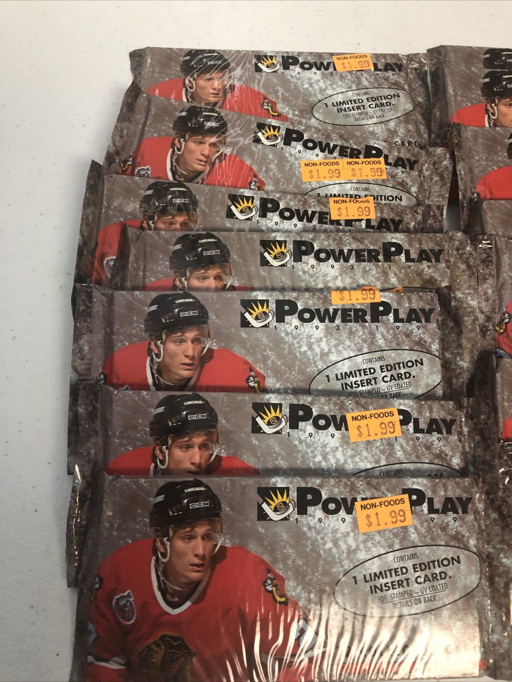 1993-1994 Fleer Power Play Hockey Packs, 14 Packs! Hard to Find?? Factory Sealed