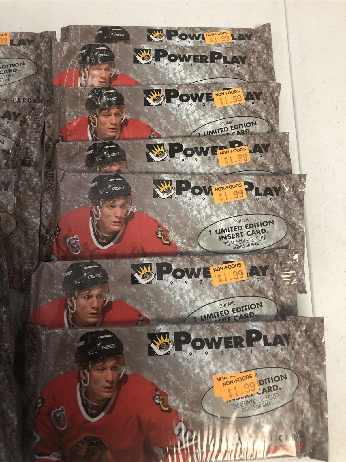 1993-1994 Fleer Power Play Hockey Packs, 14 Packs! Hard to Find?? Factory Sealed