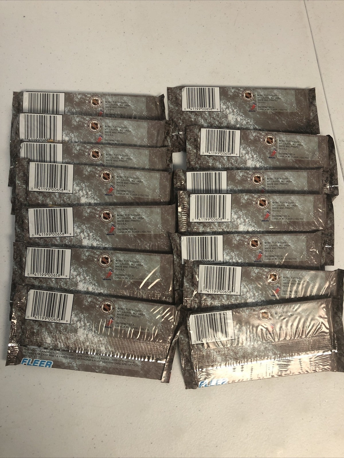 1993-1994 Fleer Power Play Hockey Packs, 14 Packs! Hard to Find?? Factory Sealed