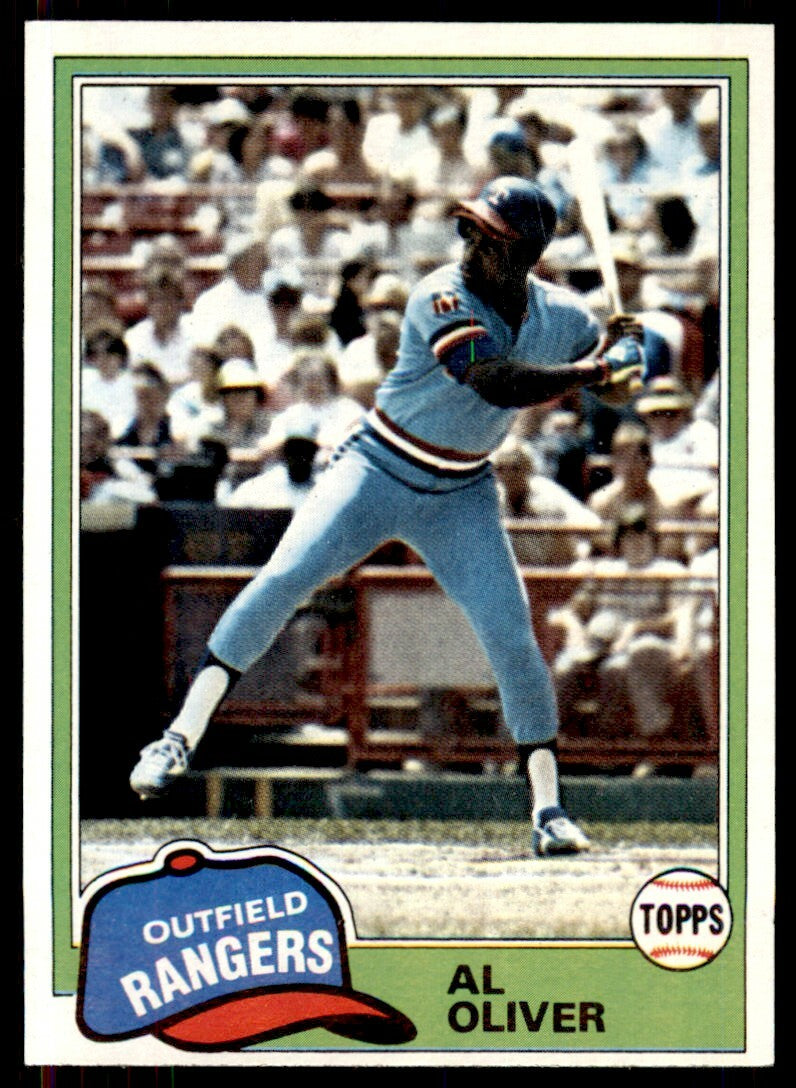1981 TOPPS AL OLIVER TEXAS RANGERS #70