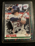 2019 TOPPS BASEBALL HOLIDAY SNOWFLAKE  JOSE ALTUVE #HW159  ASTROS🔥