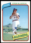 1980 TOPPS BYRON MCLAUGHLIN SEATTLE MARINERS #197