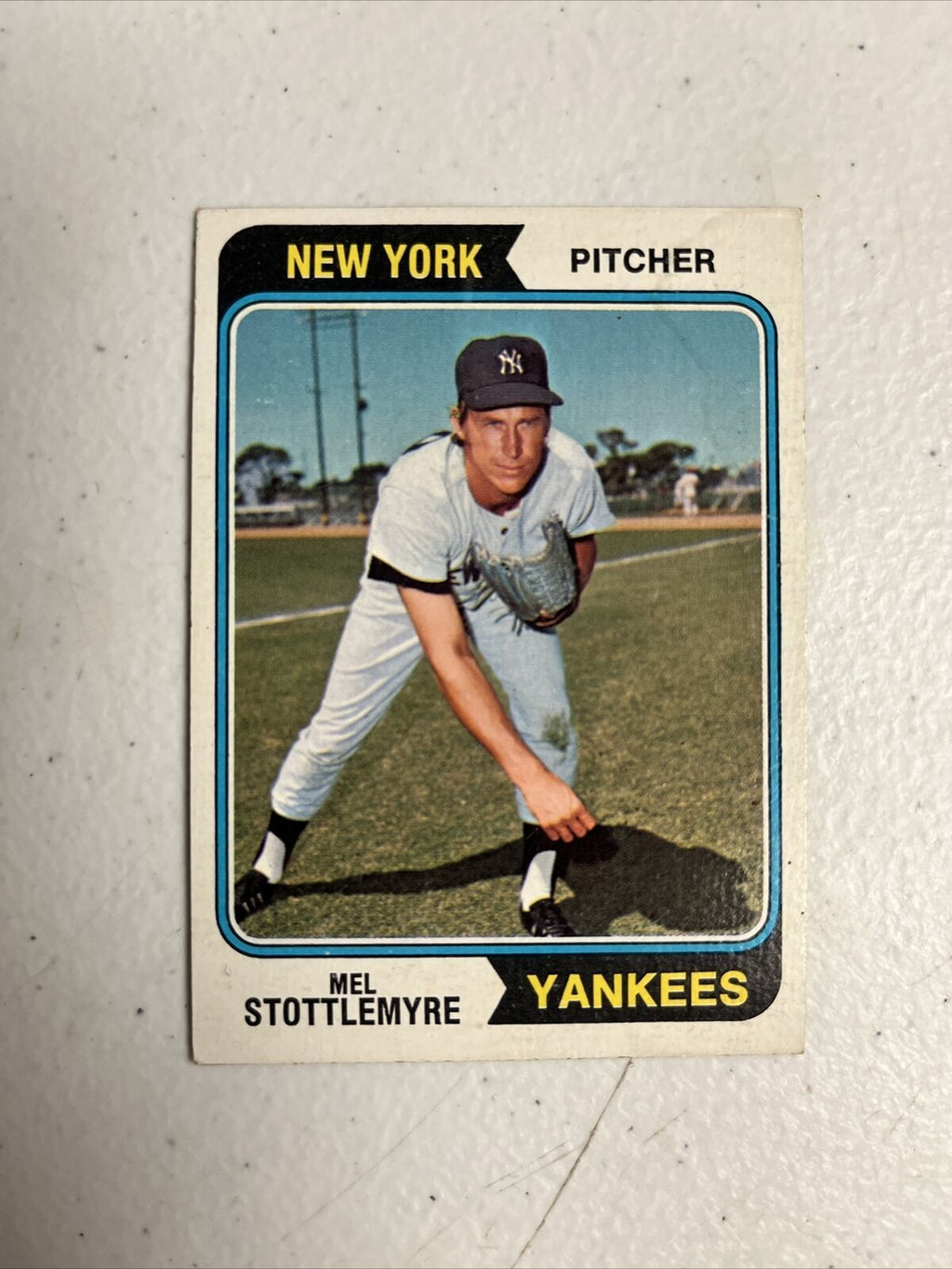 1974 Topps Set Break Mel Stottlemyre #44 NM-MT or BETTER