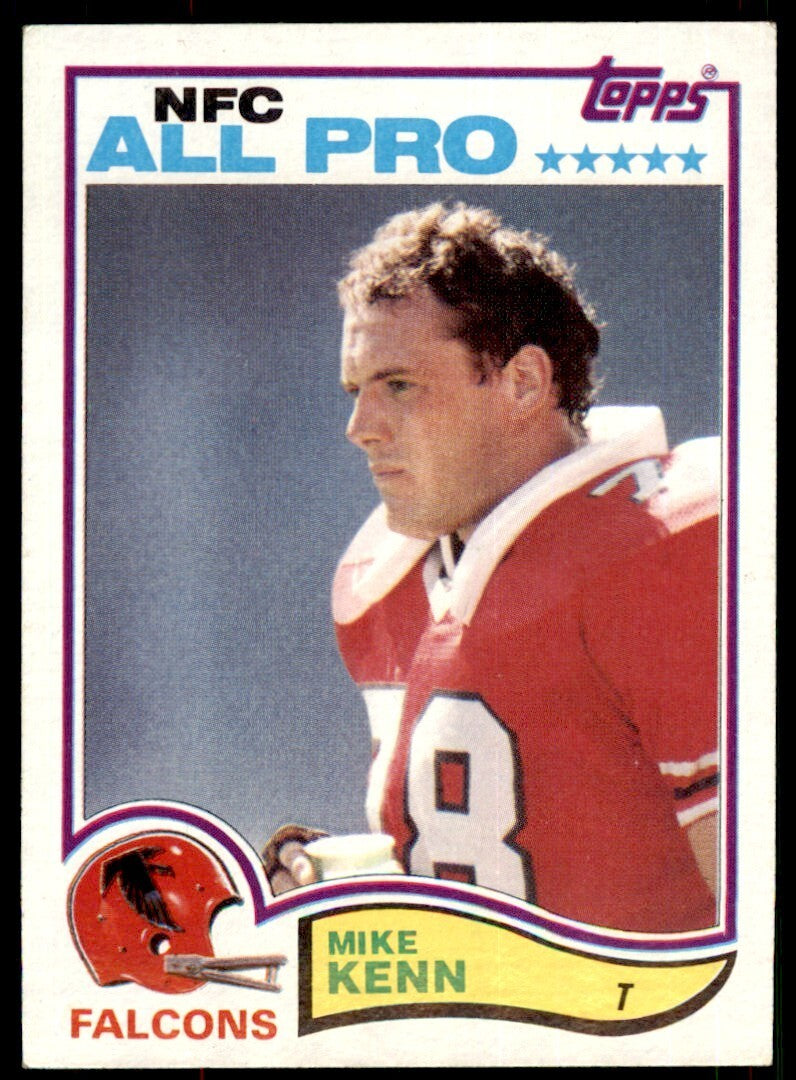 1982 TOPPS MIKE KENN ATLANTA FALCONS #284