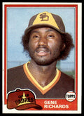 1981 TOPPS GENE RICHARDS SAN DIEGO PADRES #171