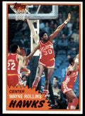 1981-82 TOPPS WAYNE ROLLINS ATLANTA HAWKS #E71