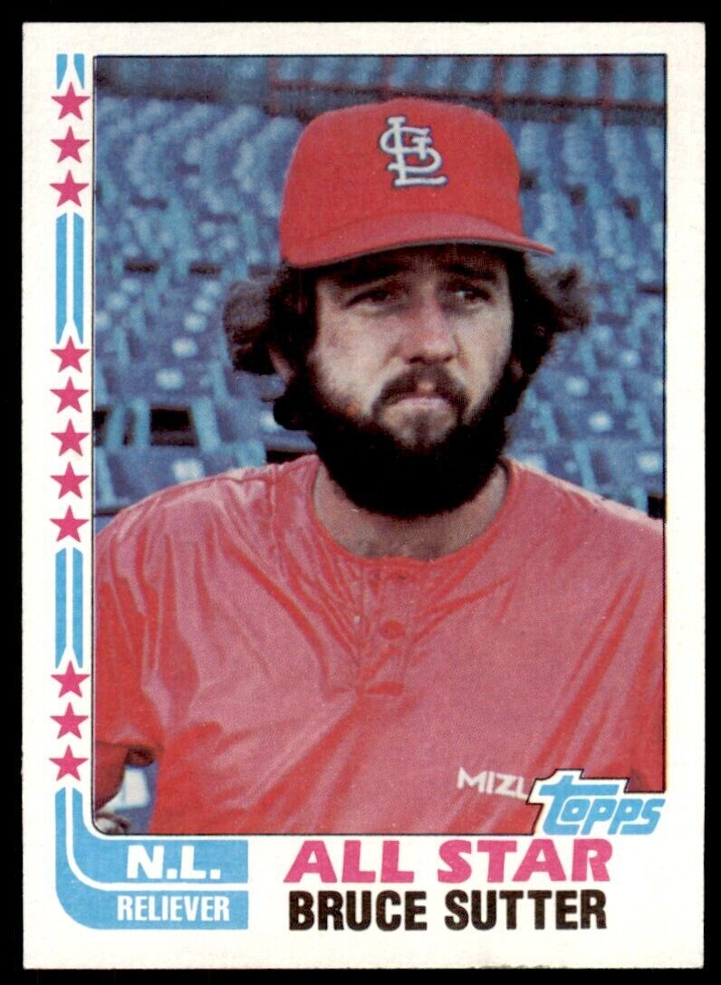 1982 TOPPS BRUCE SUTTER ST. LOUIS CARDINALS #347