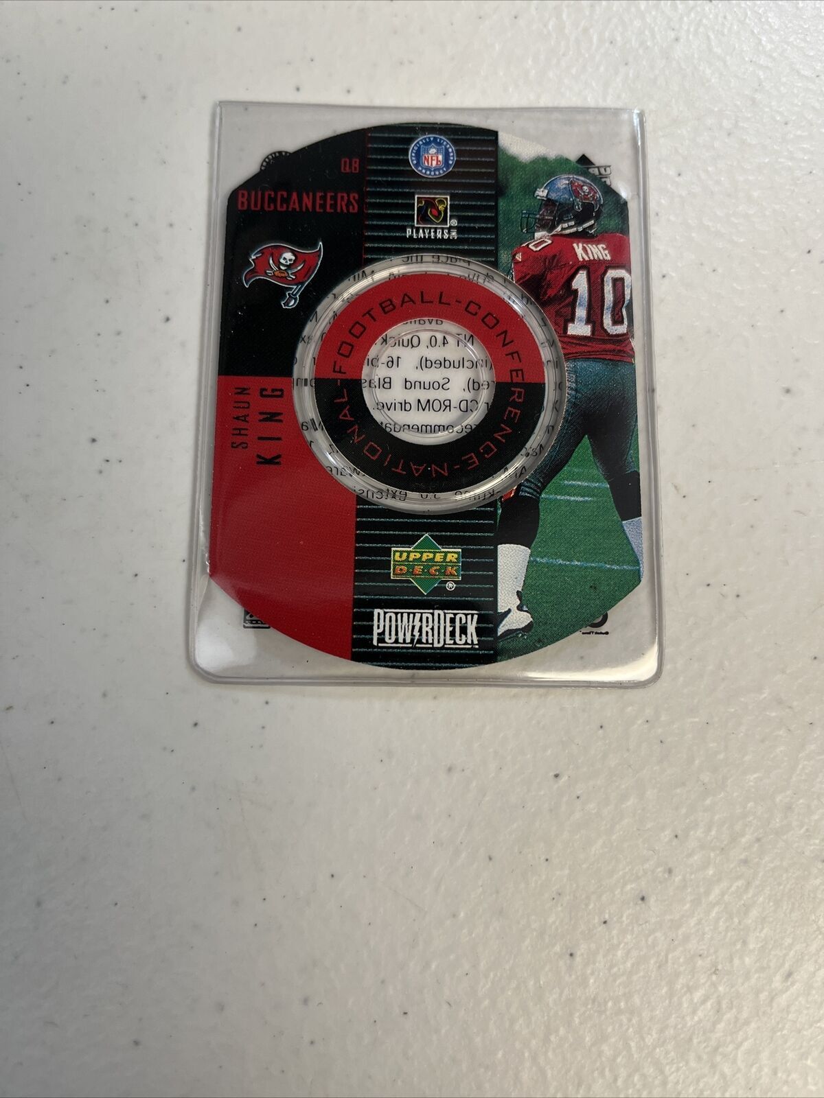 1999 Upper Deck PowerDeck #DP3 Shaun King Buccaneers(New In Case)!