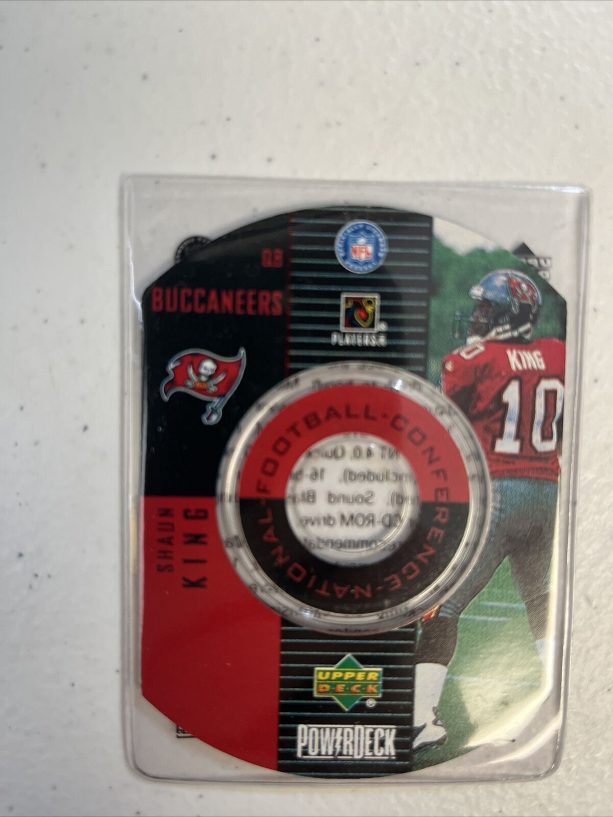 1999 Upper Deck PowerDeck #DP3 Shaun King Buccaneers(New In Case)!
