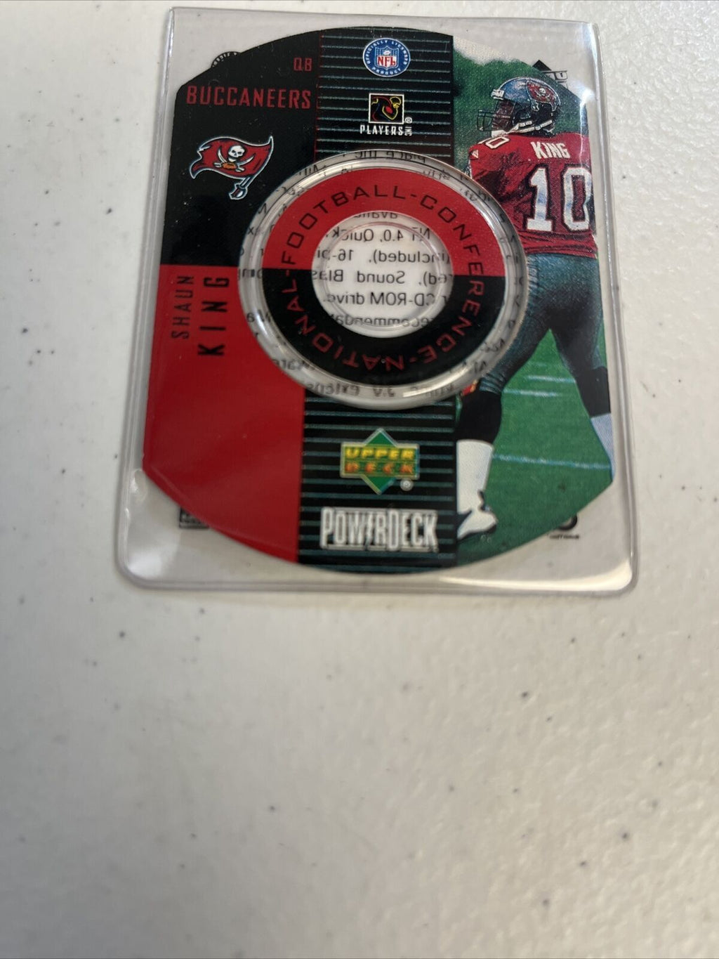 1999 Upper Deck PowerDeck #DP3 Shaun King Buccaneers(New In Case)!
