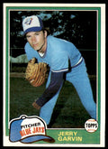 1981 TOPPS JERRY GARVIN TORONTO BLUE JAYS #124