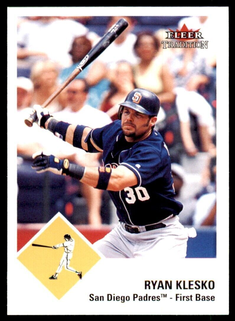 2003 Fleer Tradition Ryan Klesko San Diego Padres #292