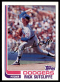 1982 TOPPS RICK SUTCLIFFE LOS ANGELES DODGERS #609
