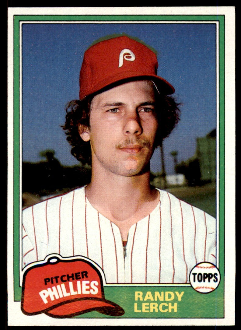 1981 TOPPS RANDY LERCH PHILADELPHIA PHILLIES #584