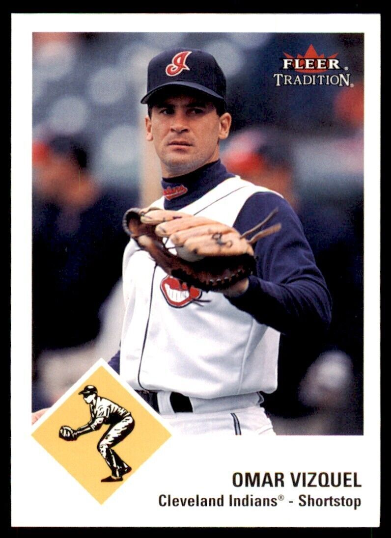 2003 Fleer Tradition Omar Vizquel Cleveland Indians #98