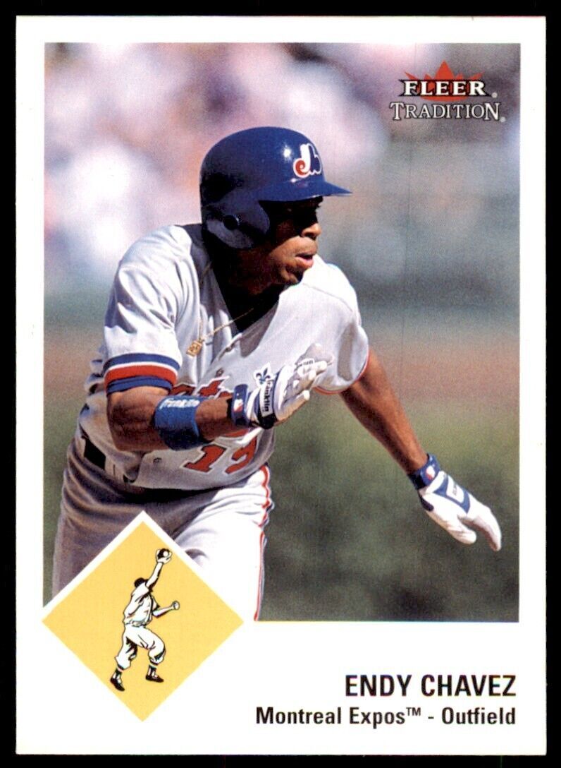 2003 Fleer Tradition Endy Chavez Montreal Expos #302