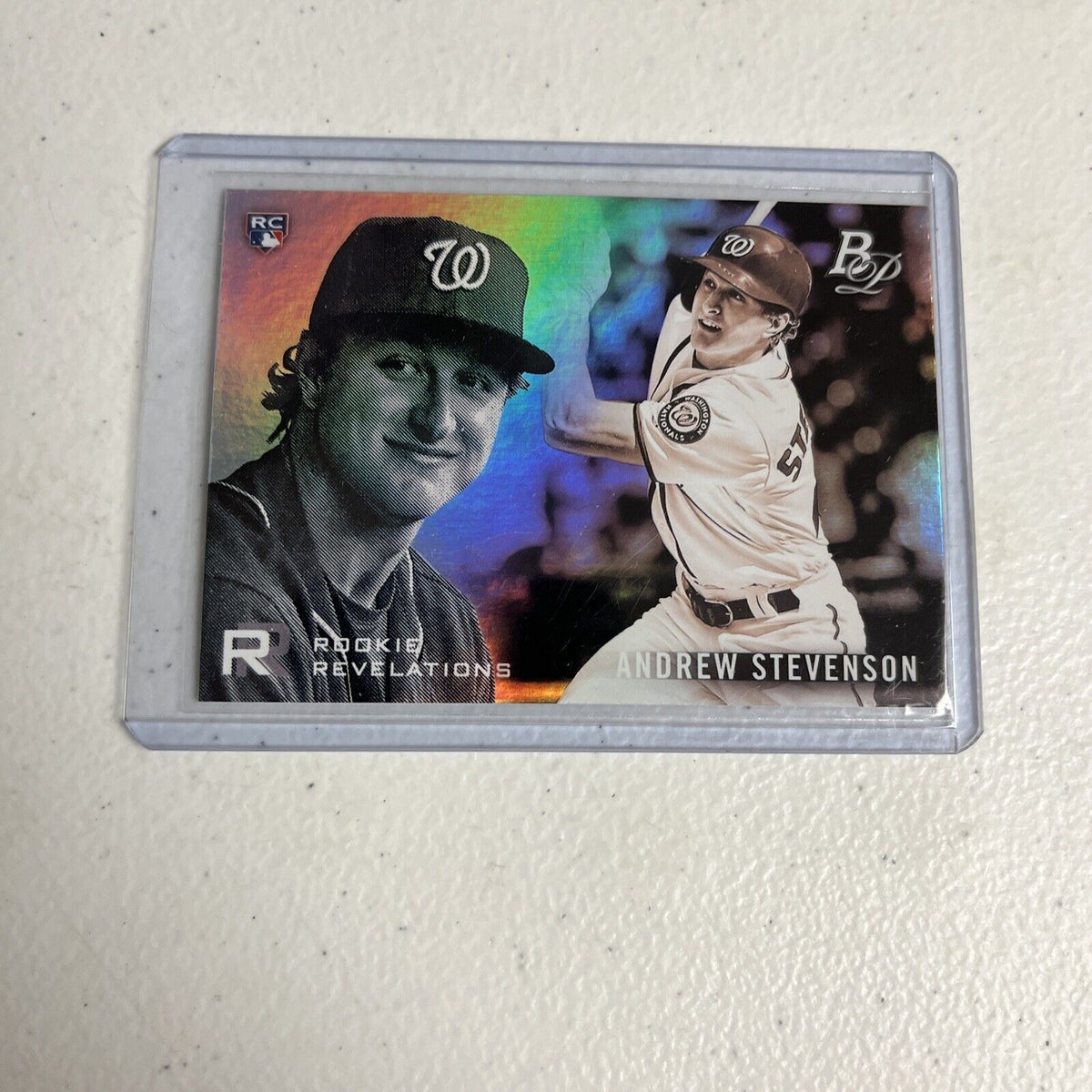 1 Sharp 2018 Bowman Platinum Rookie Revelations #RR11 Andrew Stevenson🔥🔥