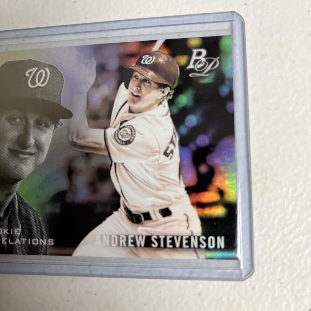 1 Sharp 2018 Bowman Platinum Rookie Revelations #RR11 Andrew Stevenson🔥🔥