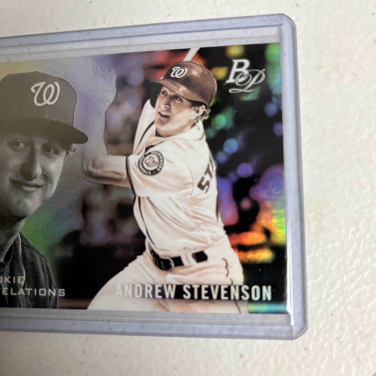 1 Sharp 2018 Bowman Platinum Rookie Revelations #RR11 Andrew Stevenson🔥🔥