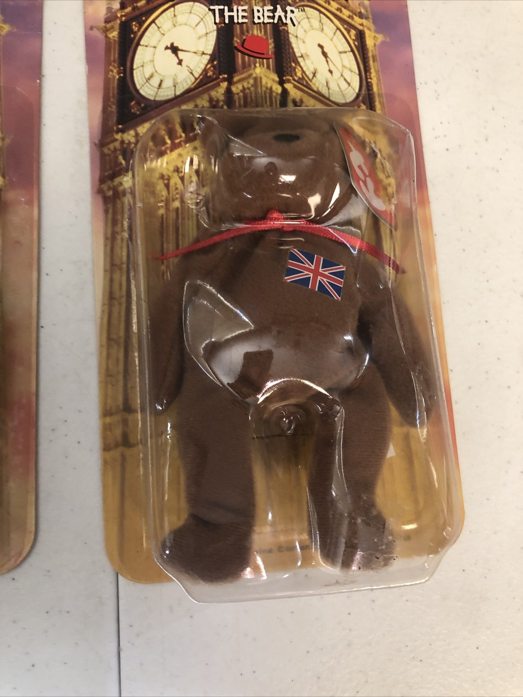 2-Britannia The Bear-1999 McDonald's Ty Beanie Baby With Errors 1993 OakBrook🔥