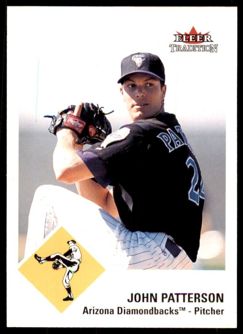 2003 Fleer Tradition John Patterson Arizona Diamondbacks #337
