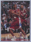 1995-96 CLASSIC AUTOGRAPH EDITION CARLIN WARLEY ROOKIE AUTO ST. JOSEPH'S #NNO