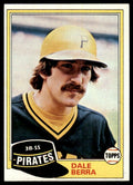 1981 TOPPS DALE BERRA PITTSBURGH PIRATES #147