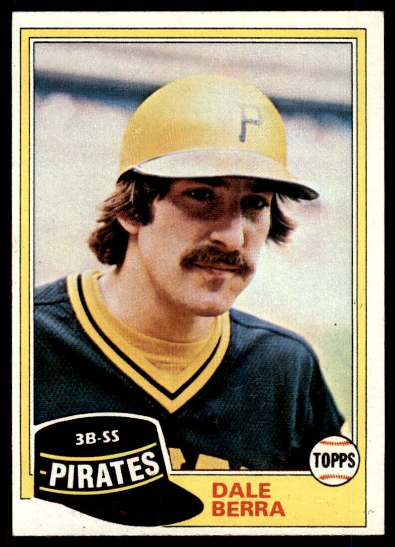 1981 TOPPS DALE BERRA PITTSBURGH PIRATES #147