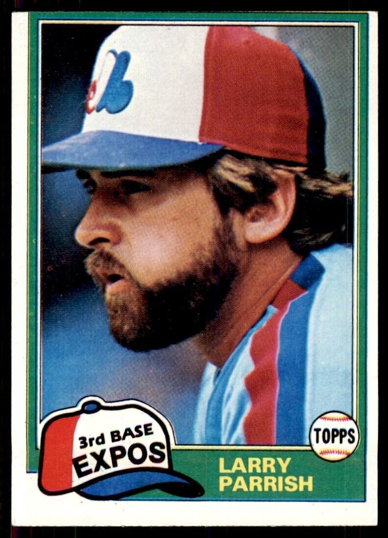1981 TOPPS LARRY PARRISH MONTREAL EXPOS #15