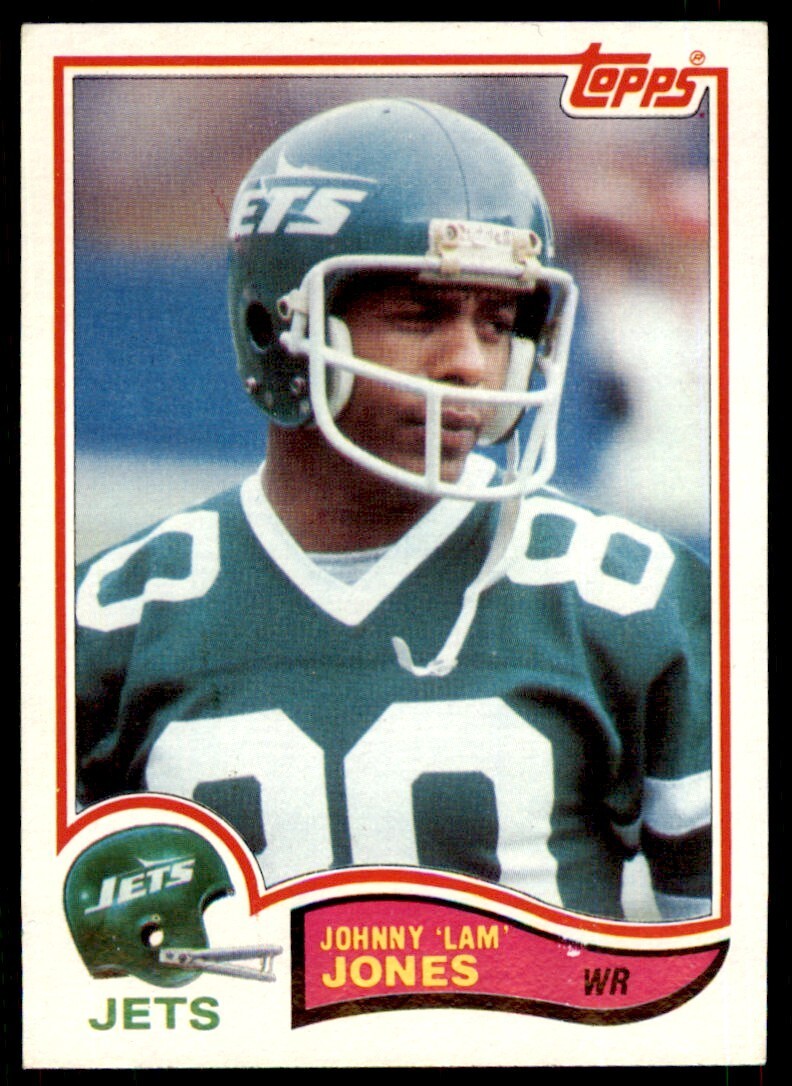 1982 TOPPS LAM JONES NEW YORK JETS #170