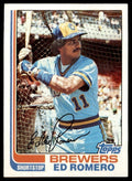 1982 TOPPS ED ROMERO MILWAUKEE BREWERS #408