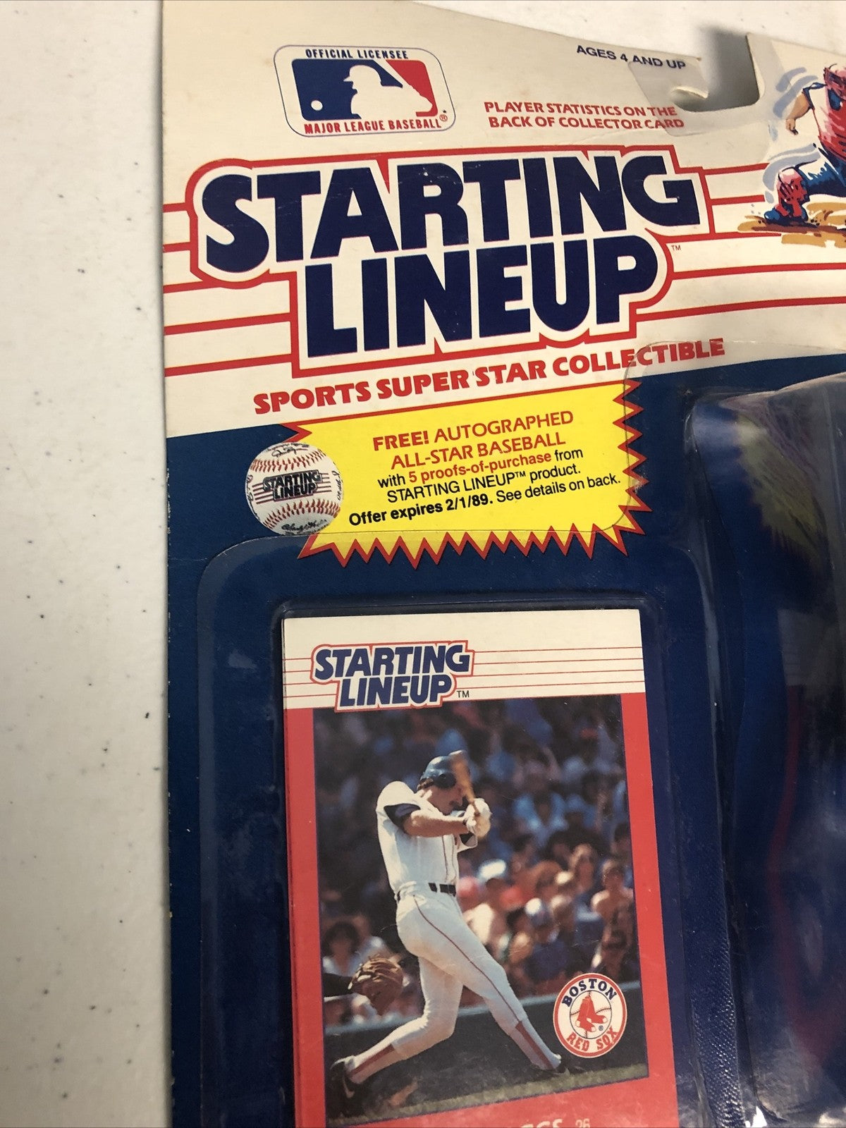 2-Wade Boggs - Boston Red Sox 1988 Kenner Starting Lineup Figure NIB🔥Sealed!