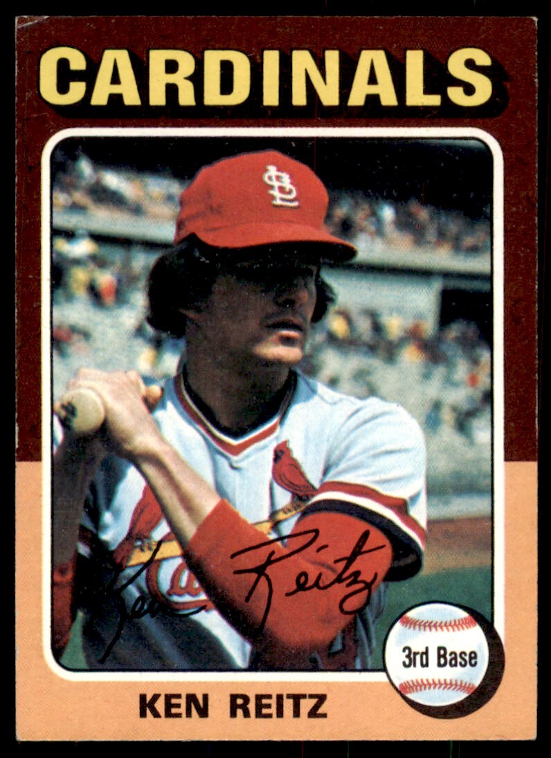 1975 TOPPS KEN REITZ ST. LOUIS CARDINALS #27